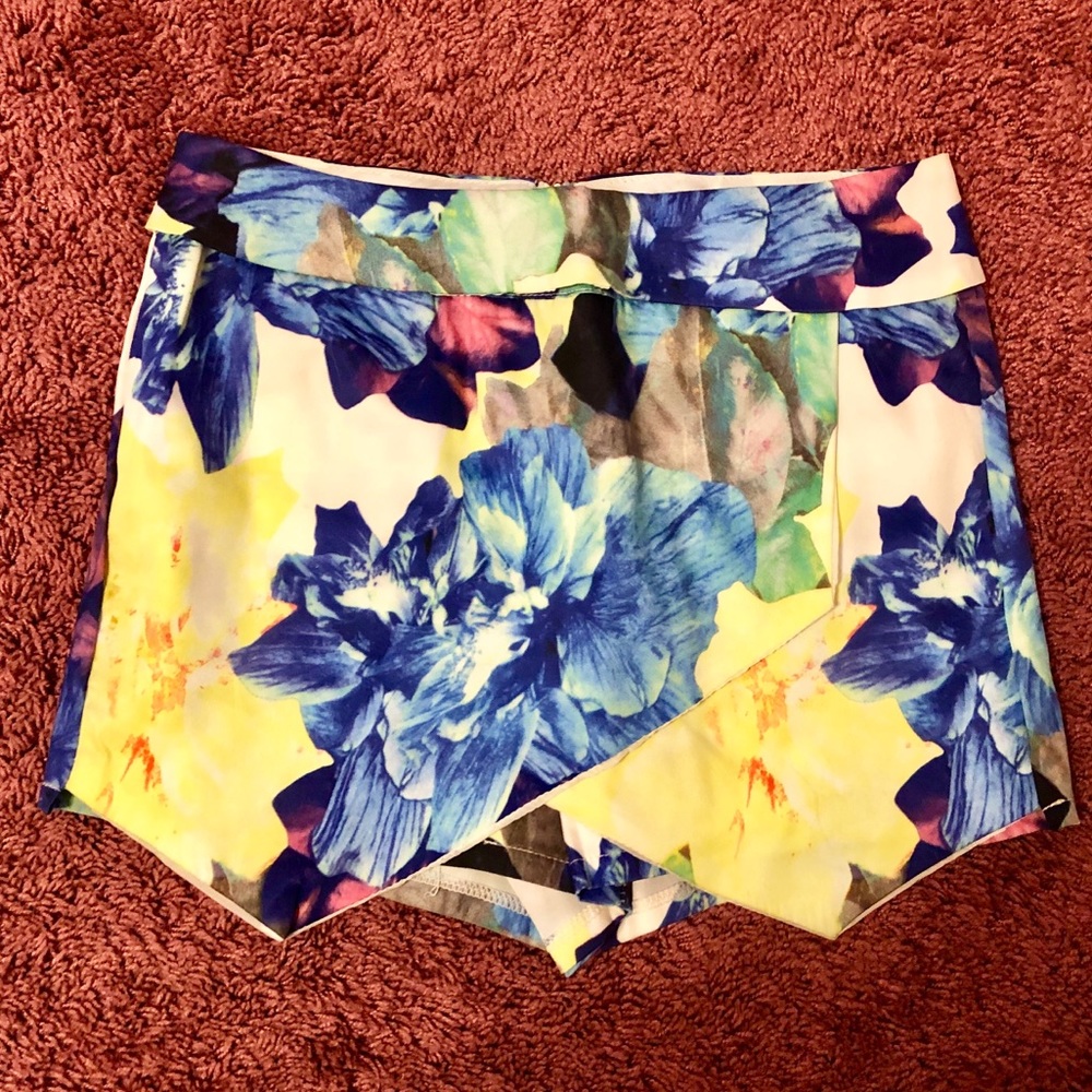 floral envelope skort